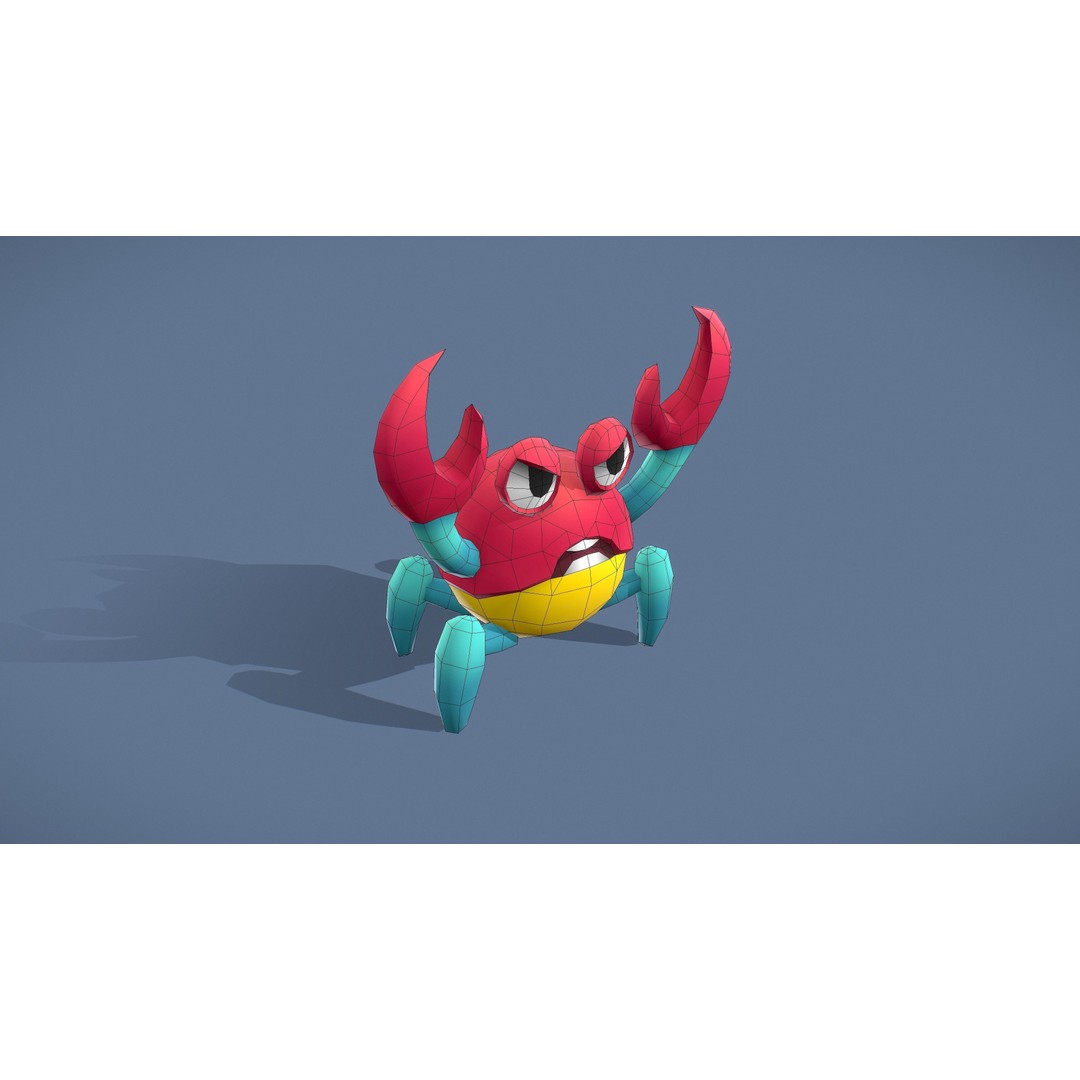 Cartoon Characters 3D Model – Low Poly Game Asset, Rigged & Animated - View 135