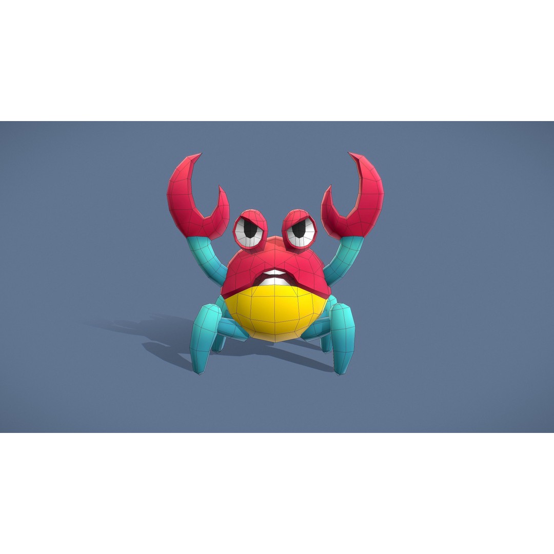 Cartoon Characters 3D Model – Low Poly Game Asset, Rigged & Animated - View 136