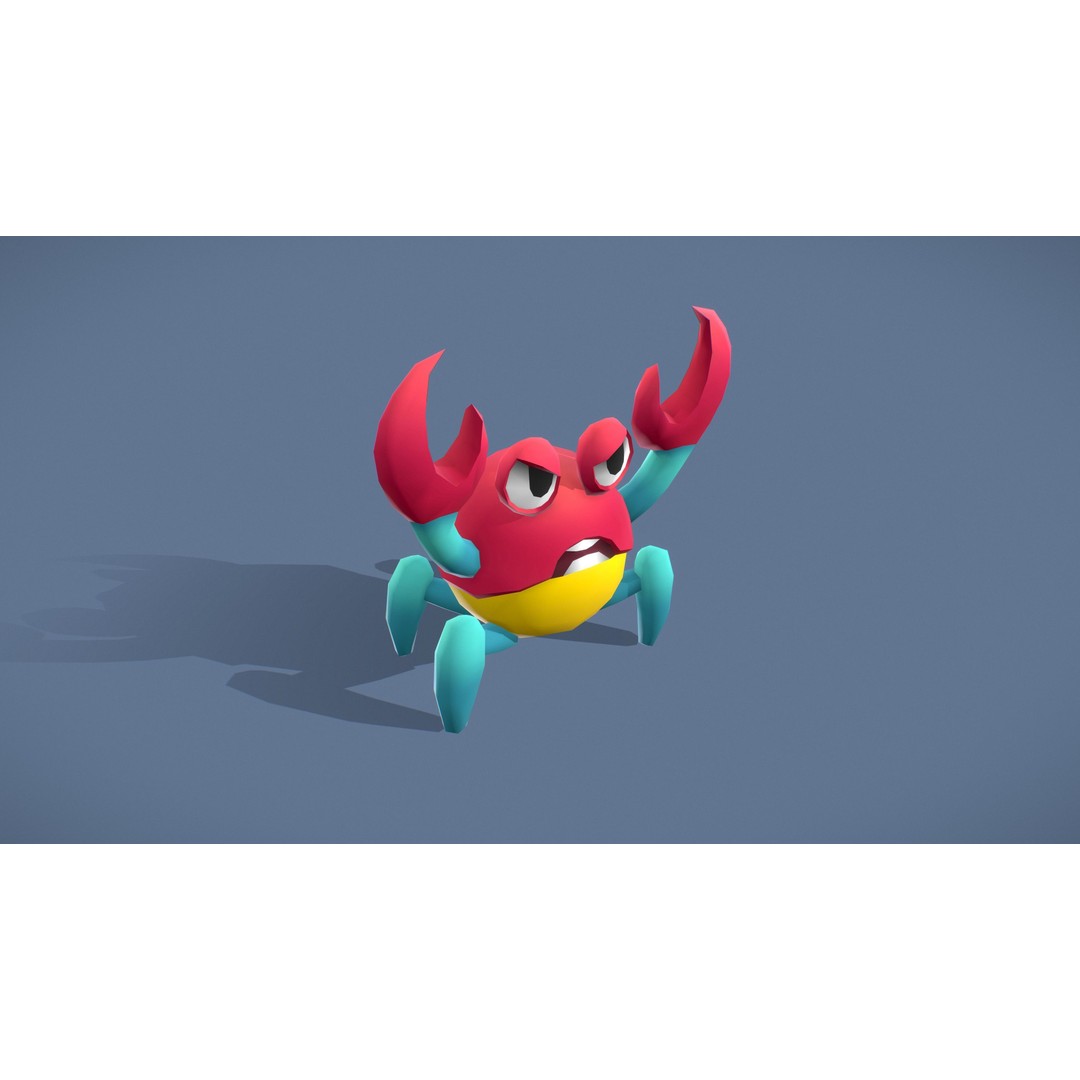 Cartoon Characters 3D Model – Low Poly Game Asset, Rigged & Animated - View 137