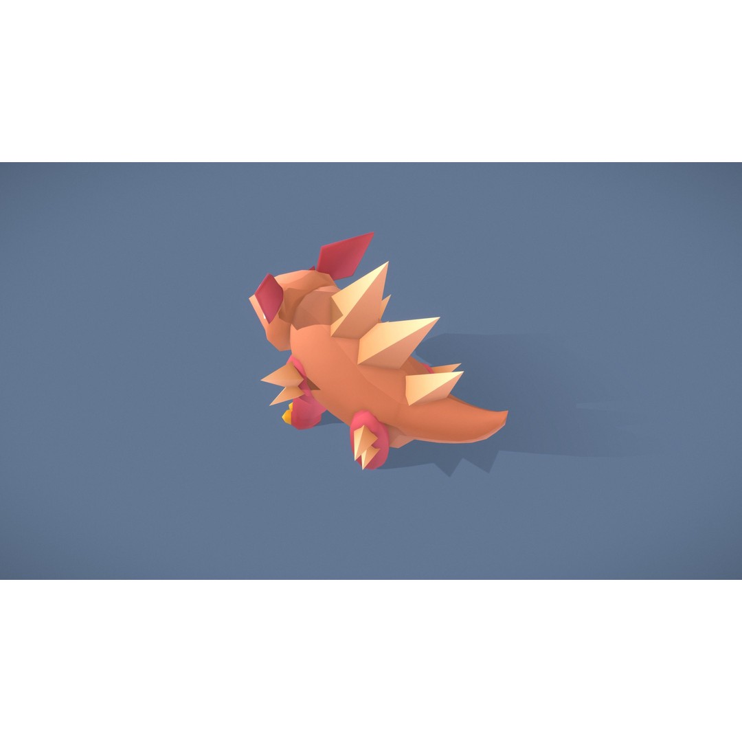 Cartoon Characters 3D Model – Low Poly Game Asset, Rigged & Animated - View 14