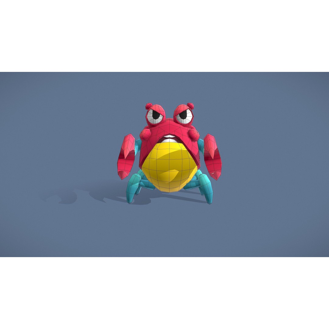 Cartoon Characters 3D Model – Low Poly Game Asset, Rigged & Animated - View 142