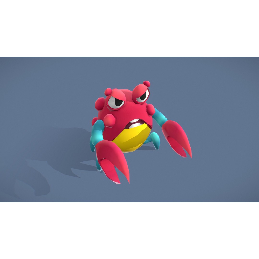 Cartoon Characters 3D Model – Low Poly Game Asset, Rigged & Animated - View 144