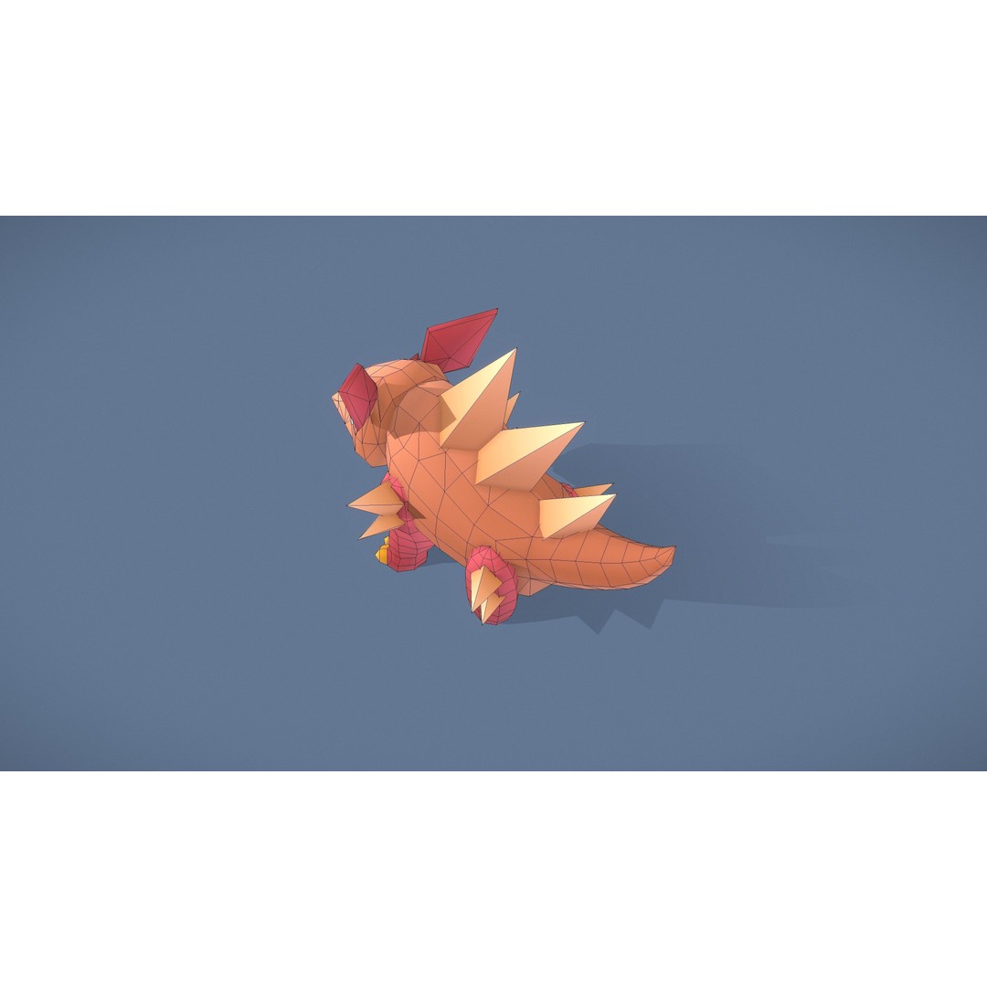 Cartoon Characters 3D Model – Low Poly Game Asset, Rigged & Animated - View 15
