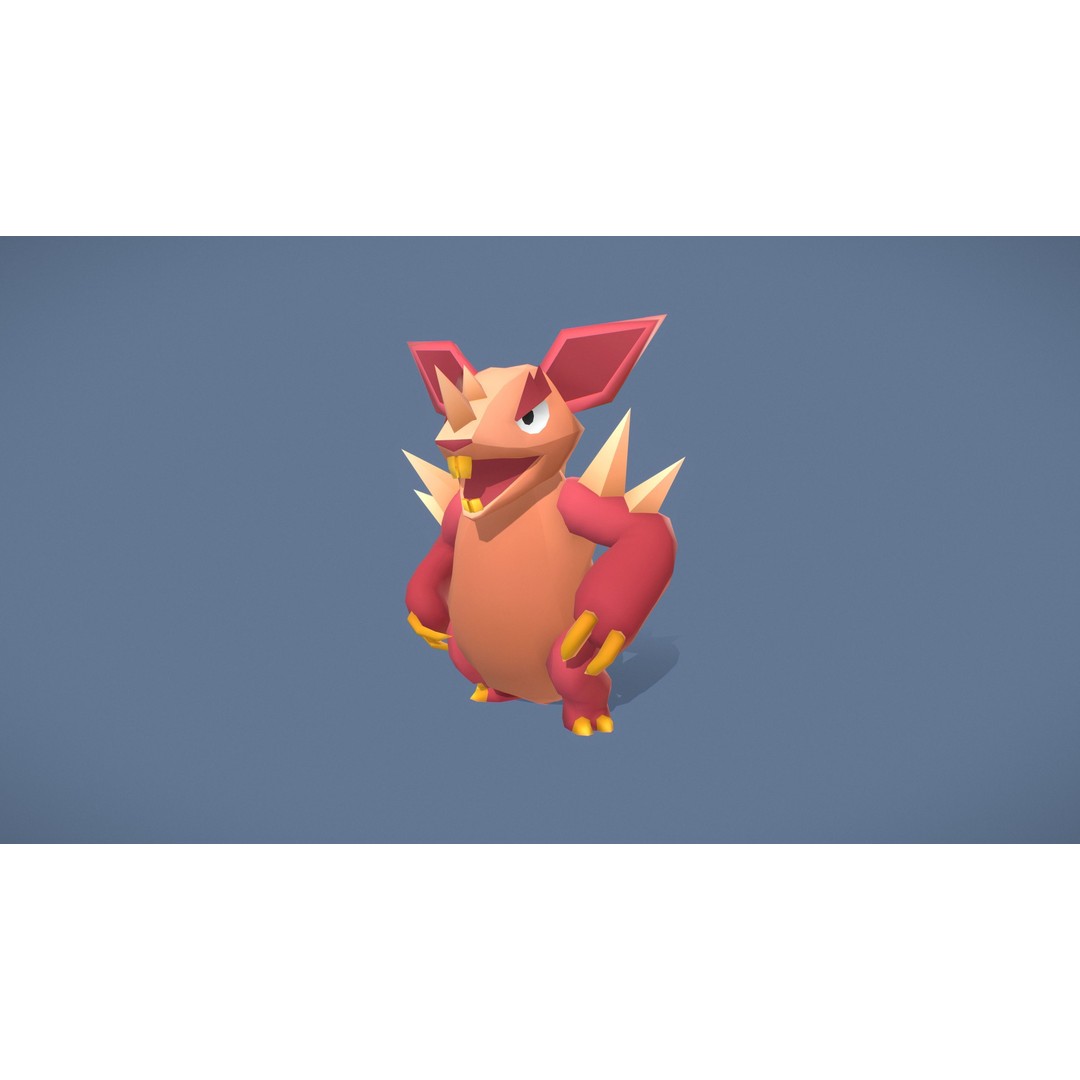 Cartoon Characters 3D Model – Low Poly Game Asset, Rigged & Animated - View 16