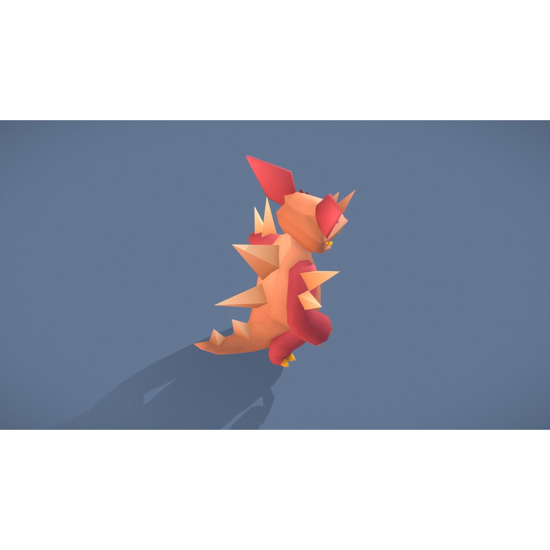 Cartoon Characters 3D Model – Low Poly Game Asset, Rigged & Animated - View 20