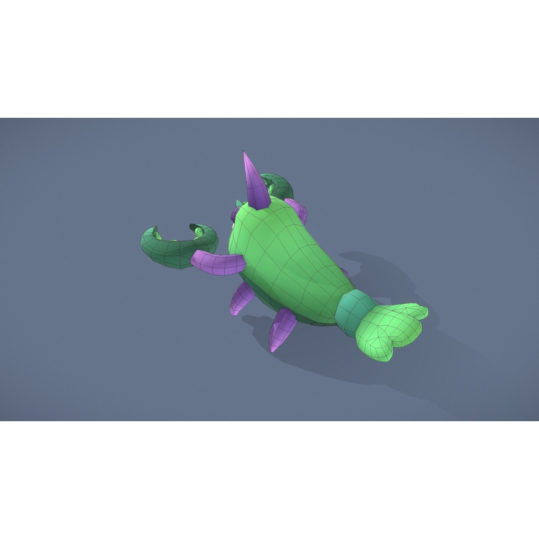 Cartoon Characters 3D Model – Low Poly Game Asset, Rigged & Animated - View 22