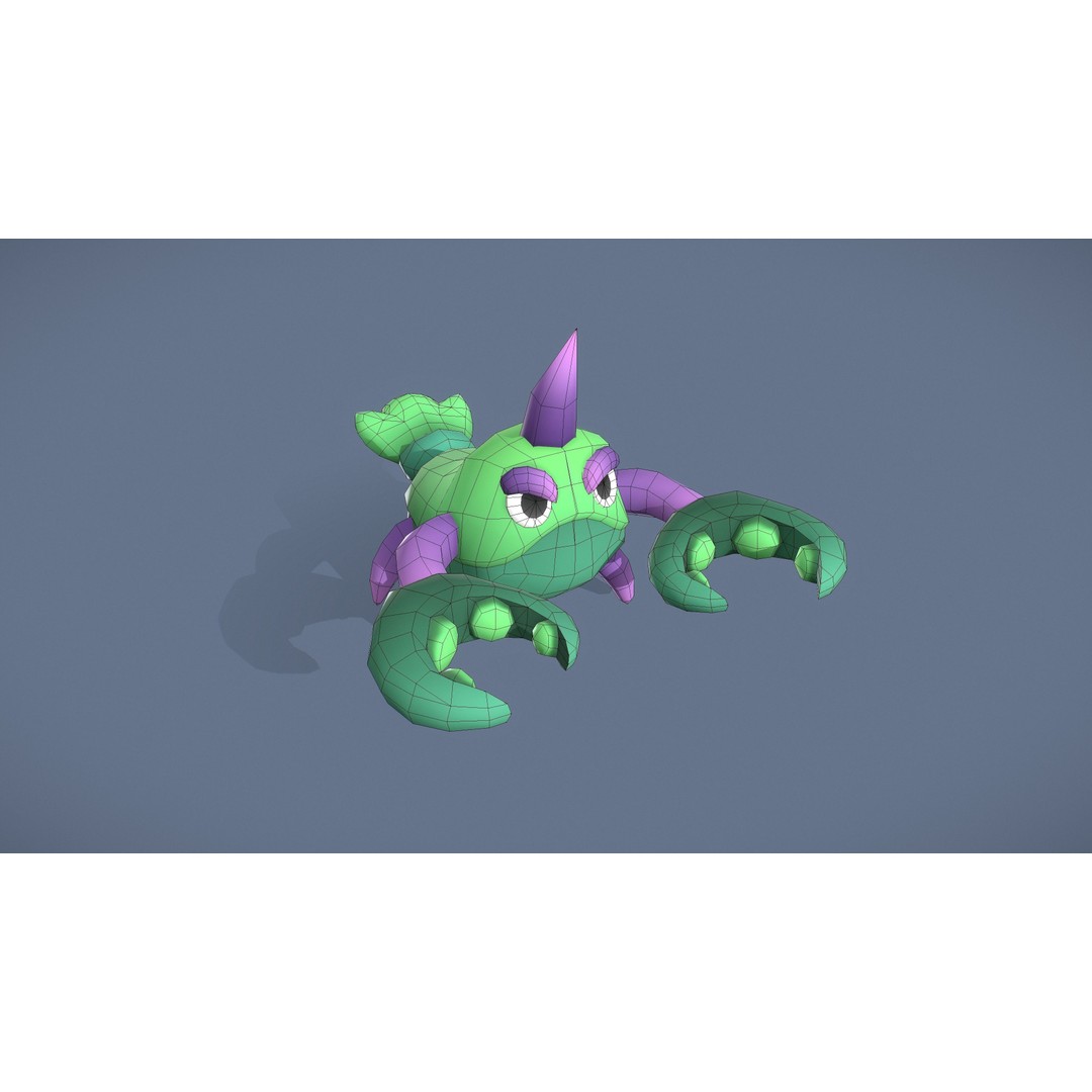 Cartoon Characters 3D Model – Low Poly Game Asset, Rigged & Animated - View 24