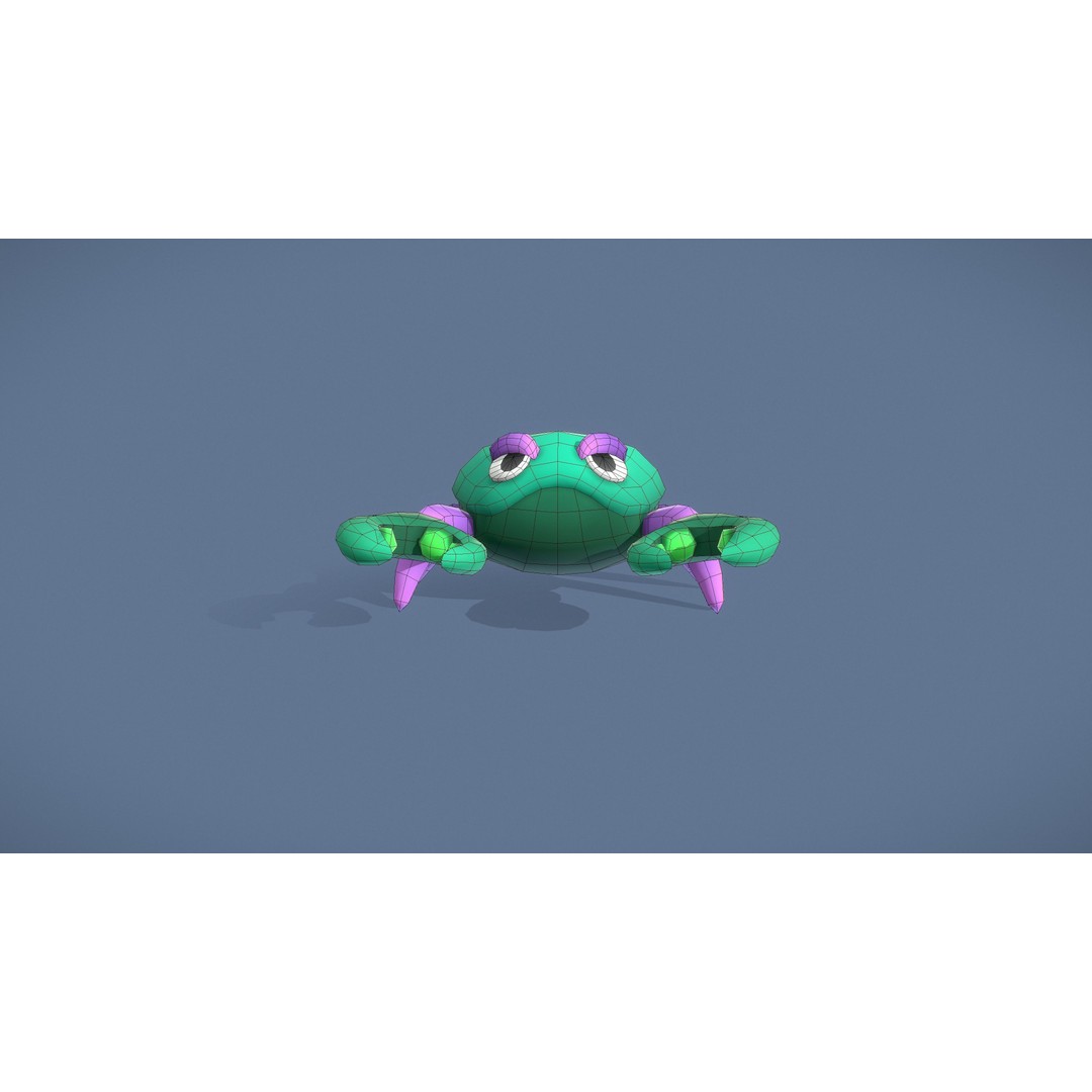 Cartoon Characters 3D Model – Low Poly Game Asset, Rigged & Animated - View 27