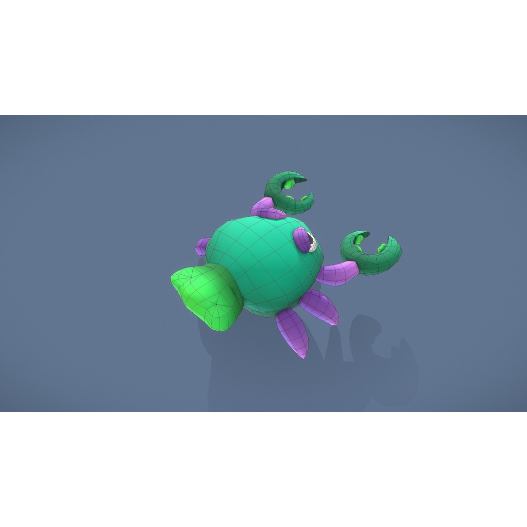 Cartoon Characters 3D Model – Low Poly Game Asset, Rigged & Animated - View 29