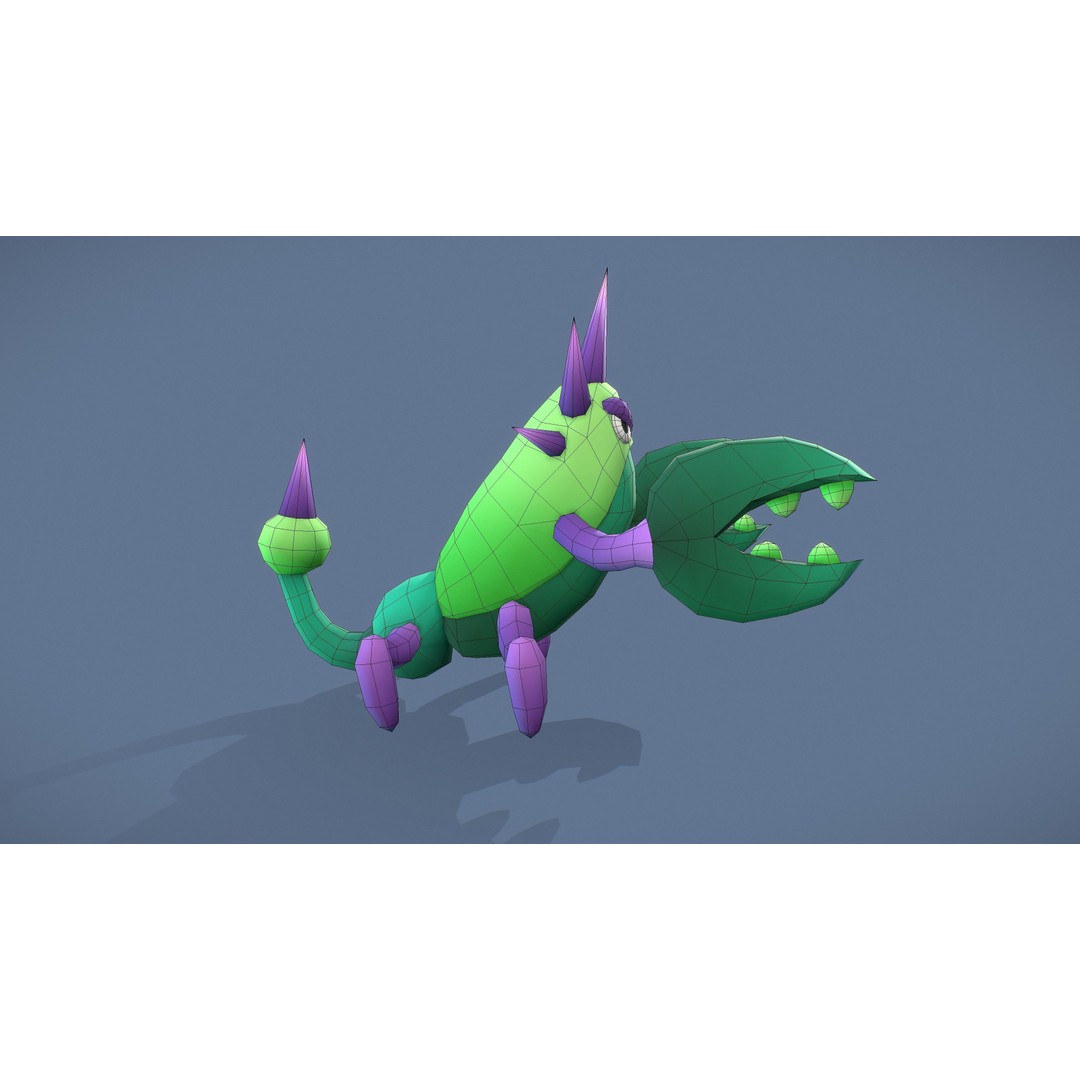 Cartoon Characters 3D Model – Low Poly Game Asset, Rigged & Animated - View 32