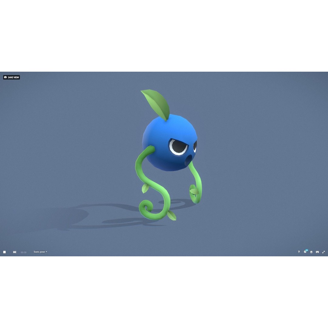Cartoon Characters 3D Model – Low Poly Game Asset, Rigged & Animated - View 35