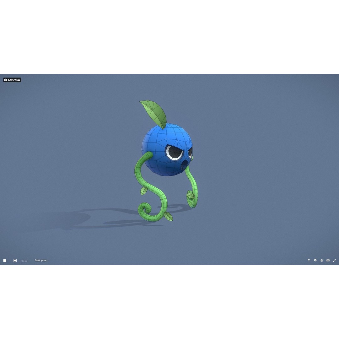 Cartoon Characters 3D Model – Low Poly Game Asset, Rigged & Animated - View 36