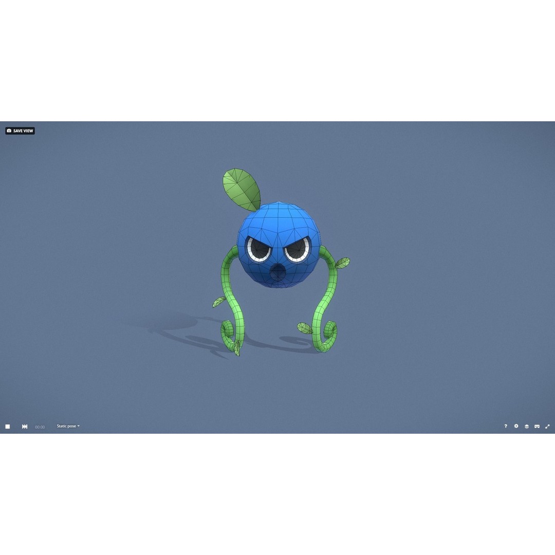 Cartoon Characters 3D Model – Low Poly Game Asset, Rigged & Animated - View 37
