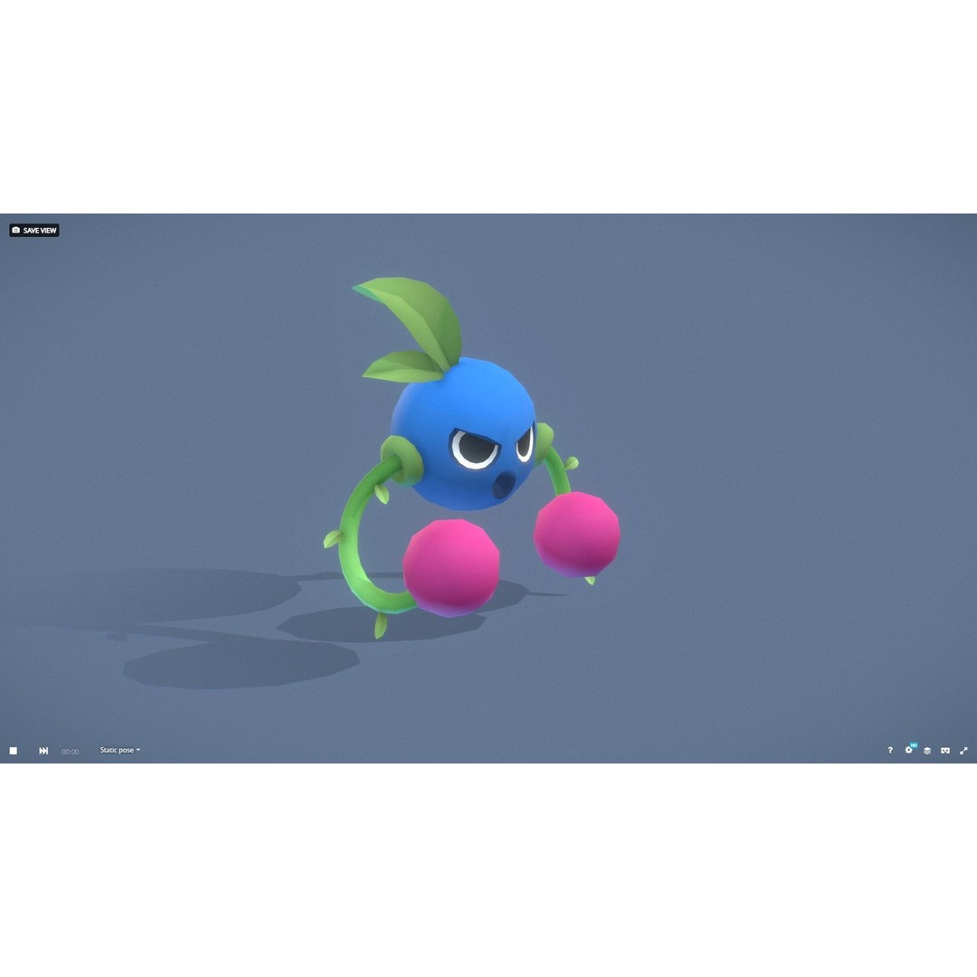 Cartoon Characters 3D Model – Low Poly Game Asset, Rigged & Animated - View 39