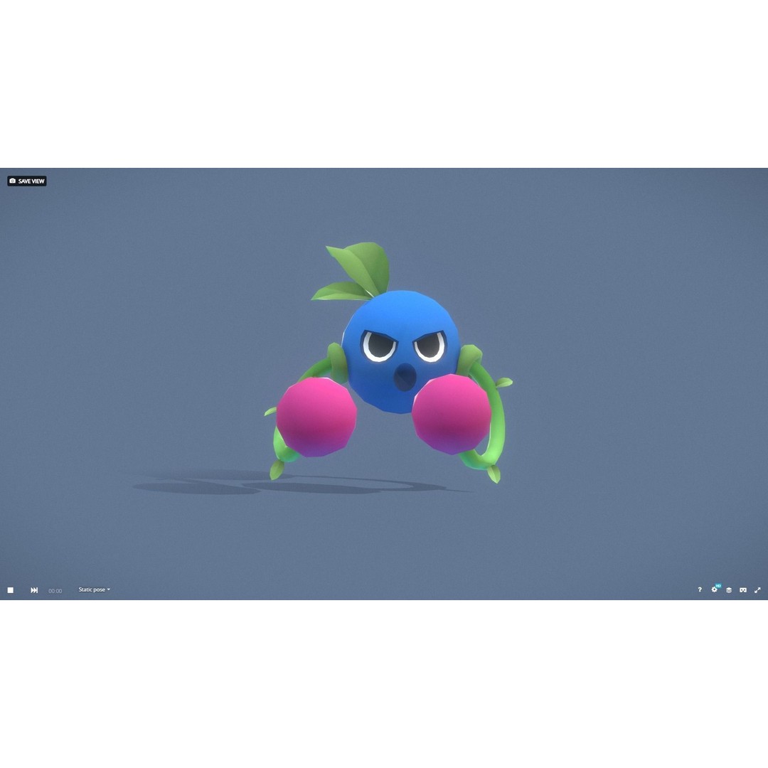 Cartoon Characters 3D Model – Low Poly Game Asset, Rigged & Animated - View 40