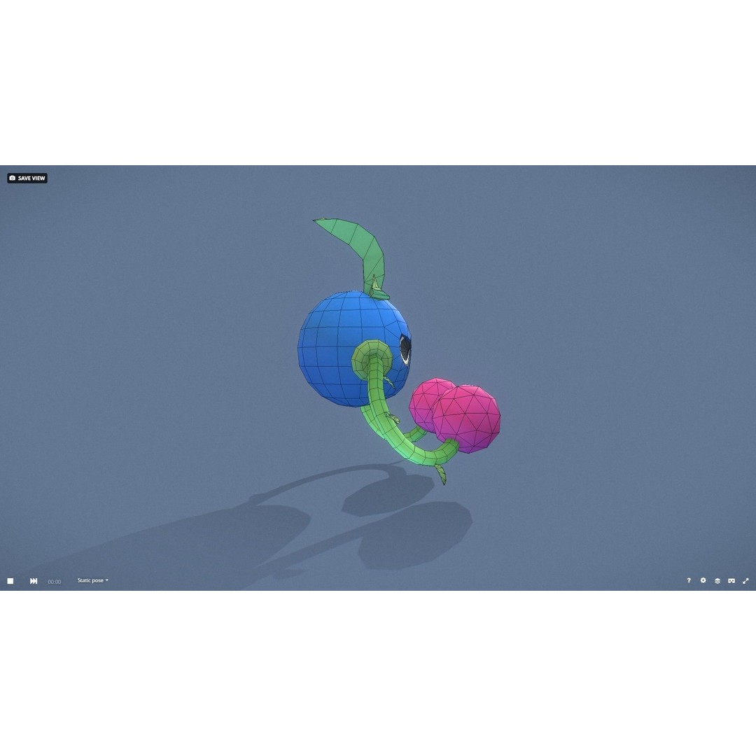 Cartoon Characters 3D Model – Low Poly Game Asset, Rigged & Animated - View 43