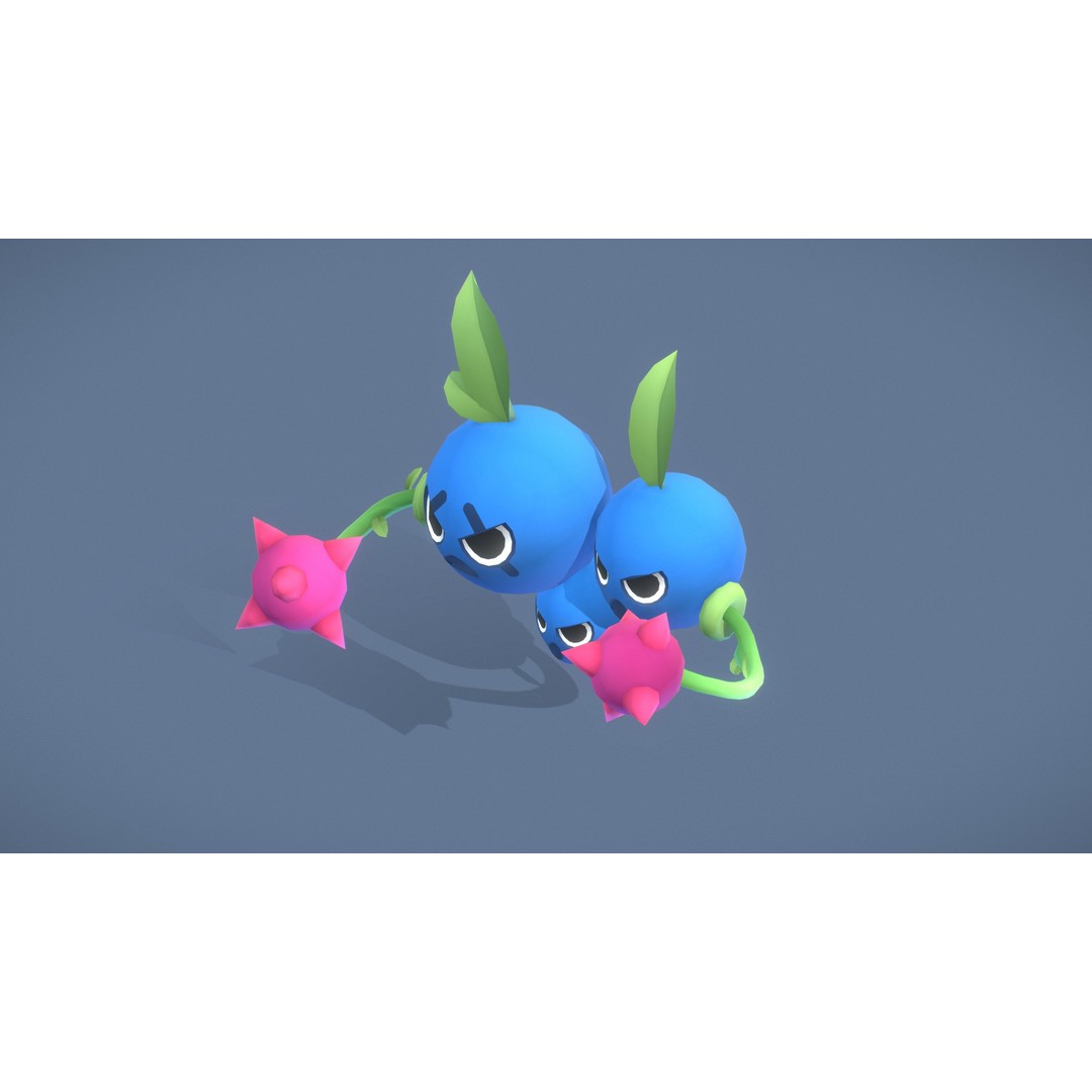 Cartoon Characters 3D Model – Low Poly Game Asset, Rigged & Animated - View 44