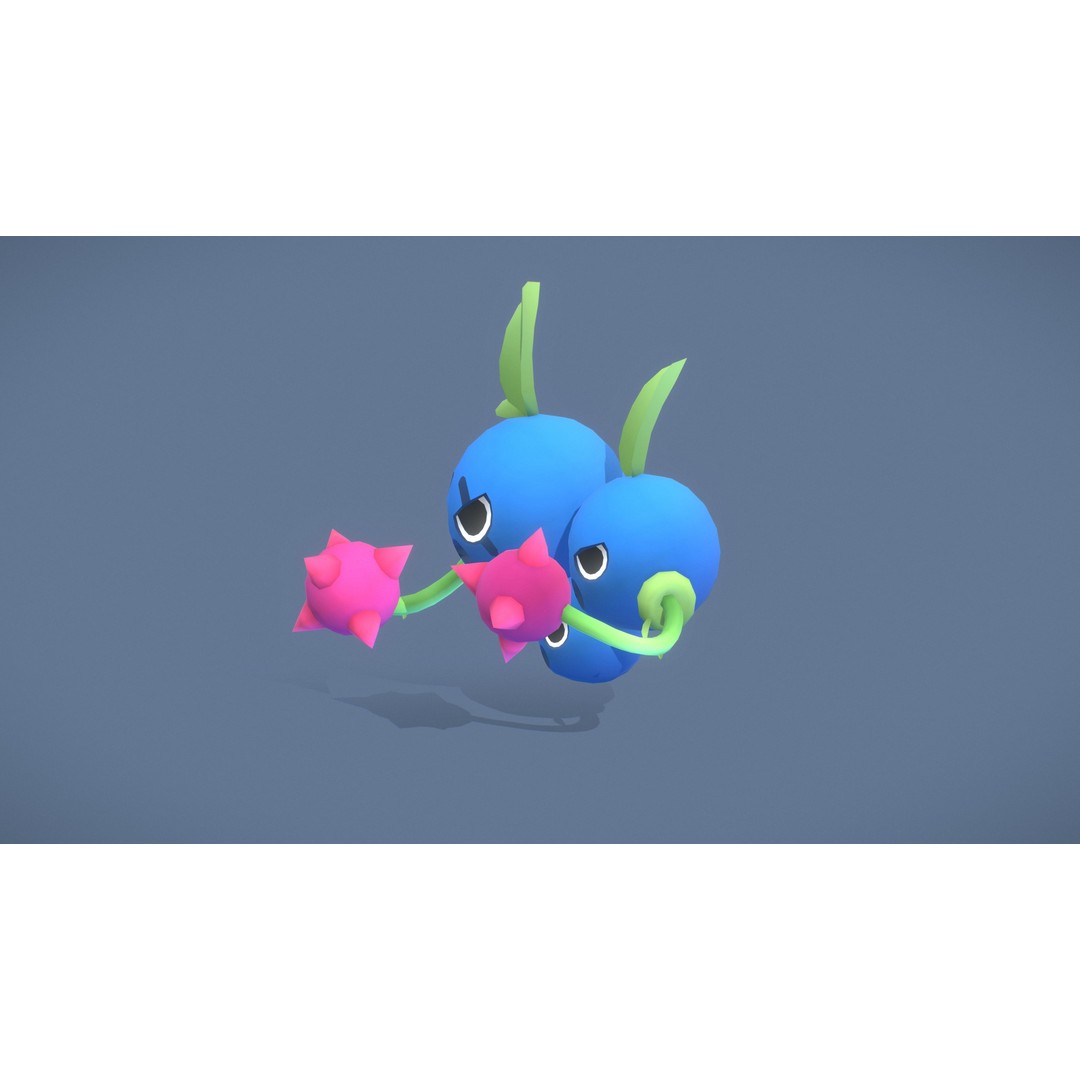 Cartoon Characters 3D Model – Low Poly Game Asset, Rigged & Animated - View 48