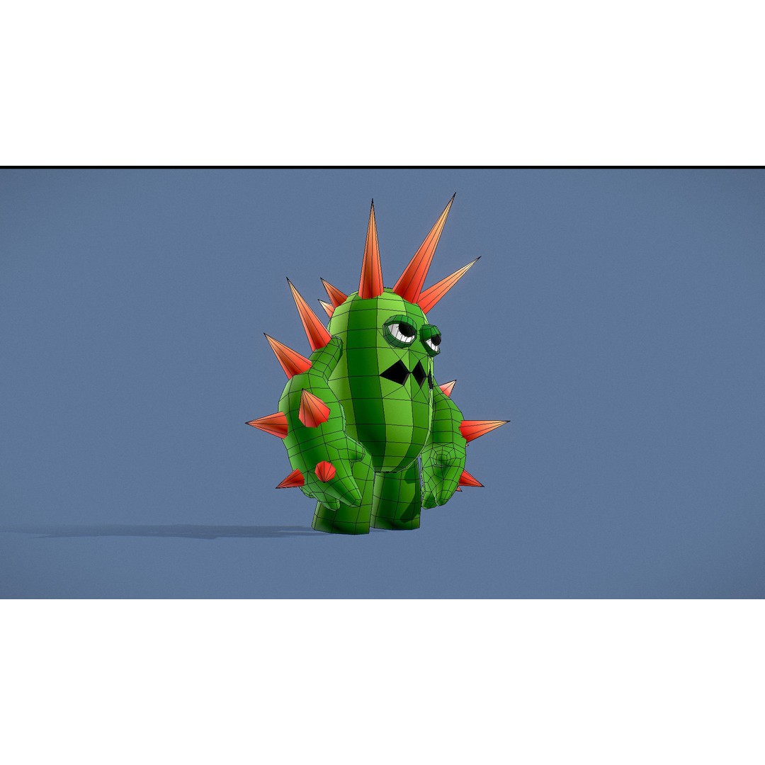 Cartoon Characters 3D Model – Low Poly Game Asset, Rigged & Animated - View 49