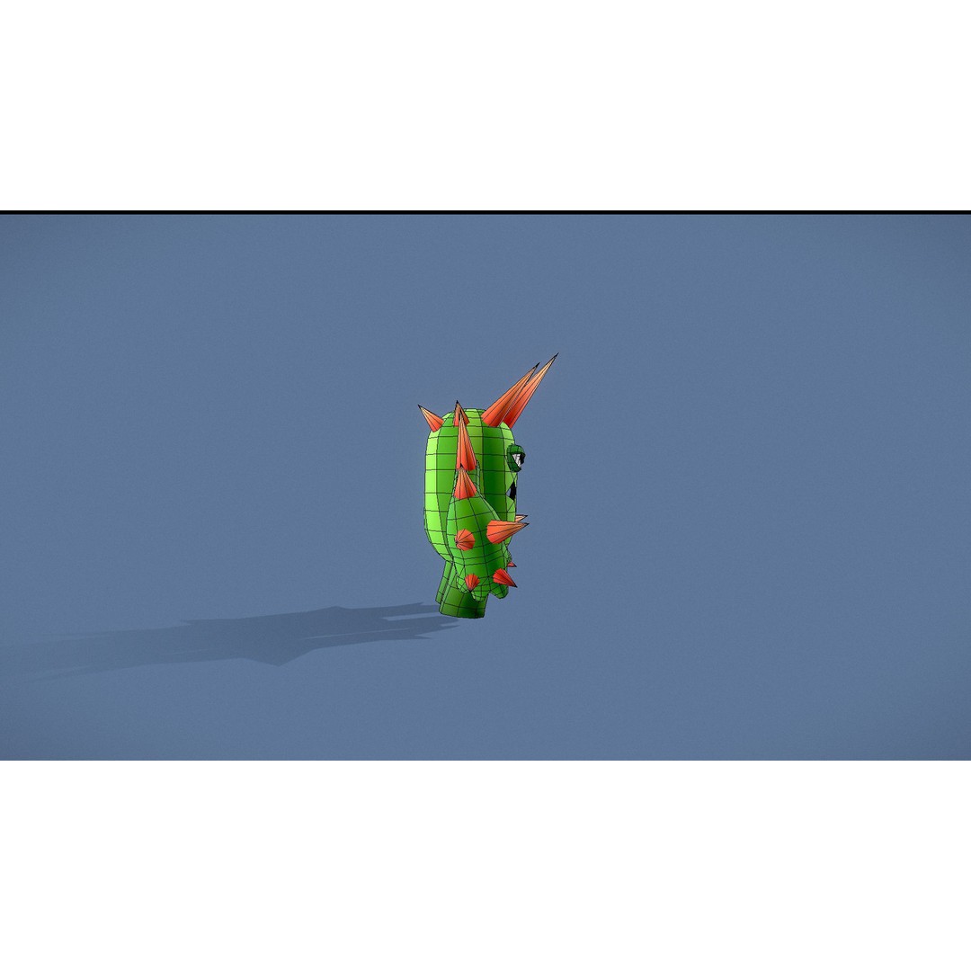 Cartoon Characters 3D Model – Low Poly Game Asset, Rigged & Animated - View 50