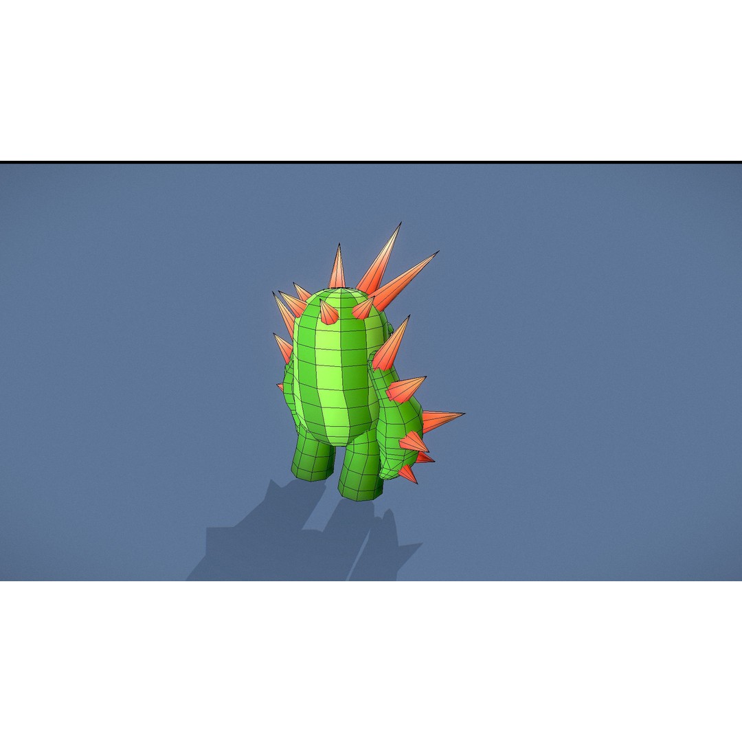 Cartoon Characters 3D Model – Low Poly Game Asset, Rigged & Animated - View 52