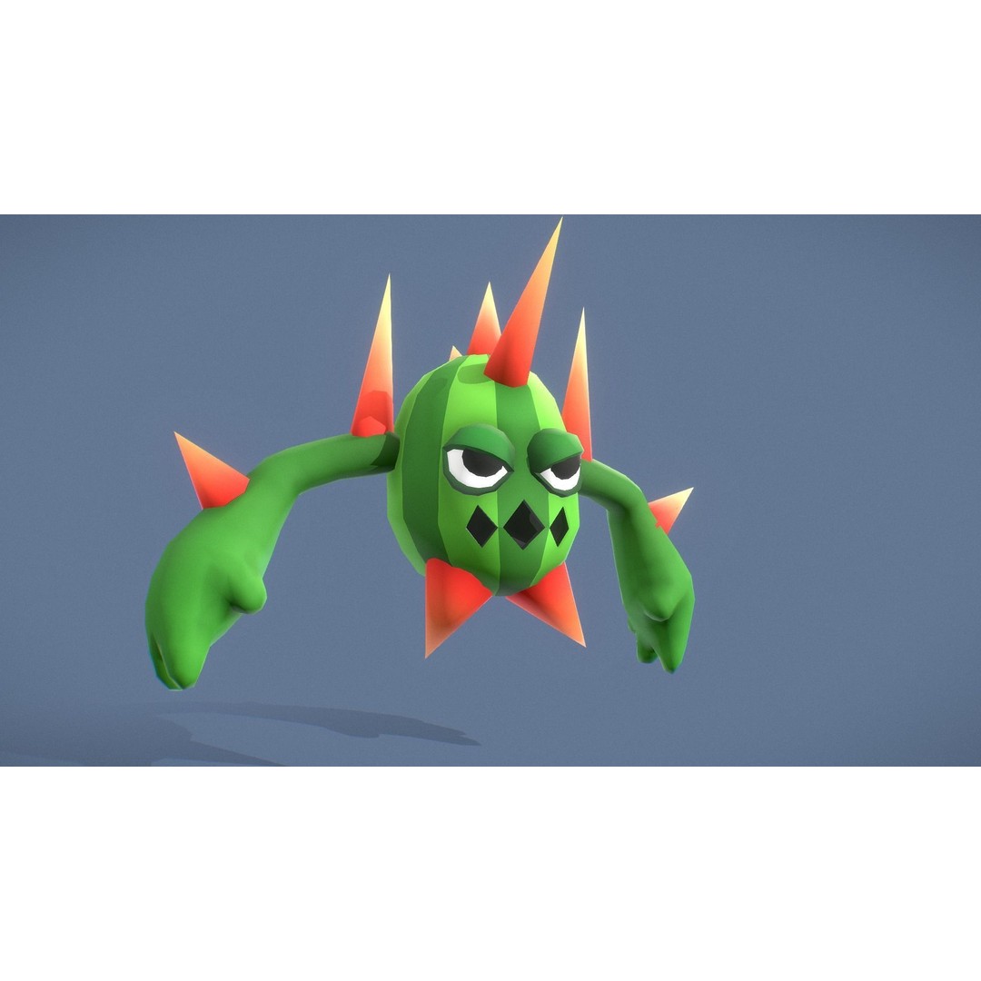 Cartoon Characters 3D Model – Low Poly Game Asset, Rigged & Animated - View 53