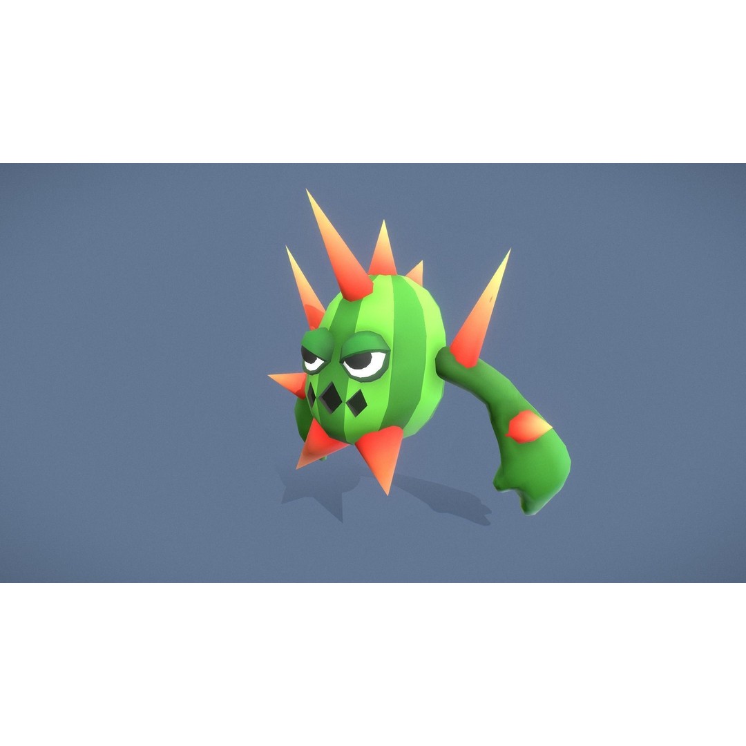 Cartoon Characters 3D Model – Low Poly Game Asset, Rigged & Animated - View 54