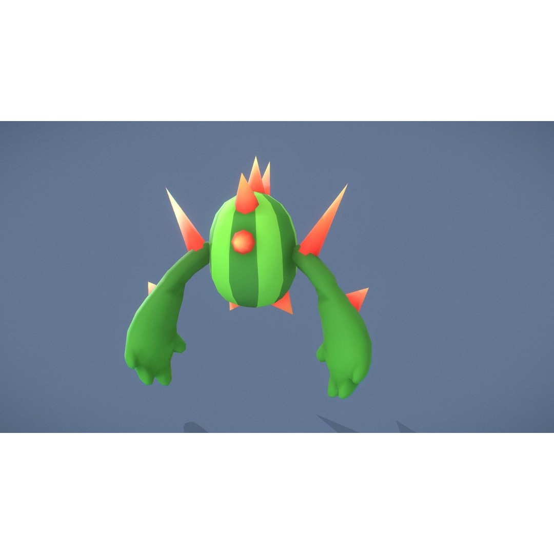Cartoon Characters 3D Model – Low Poly Game Asset, Rigged & Animated - View 55