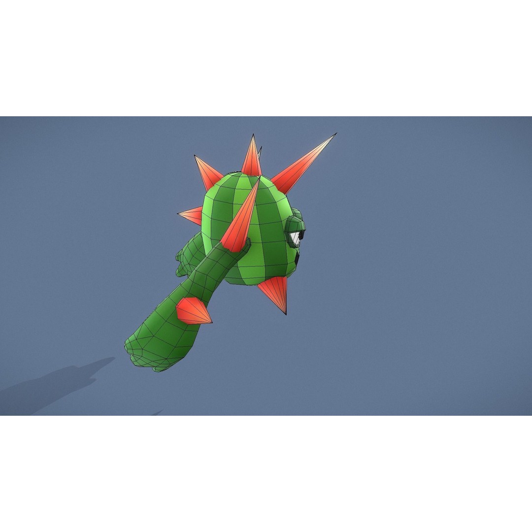 Cartoon Characters 3D Model – Low Poly Game Asset, Rigged & Animated - View 56