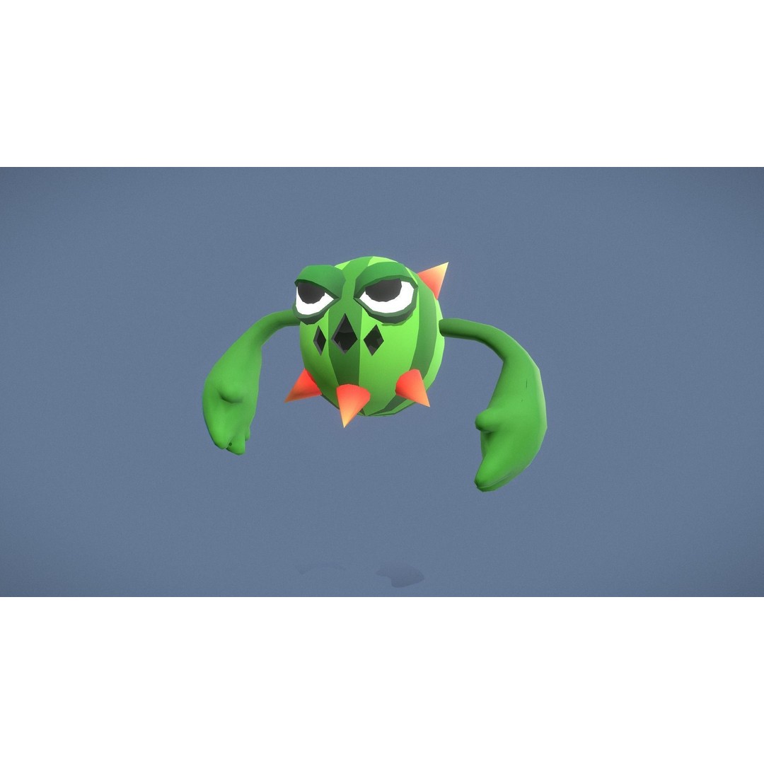 Cartoon Characters 3D Model – Low Poly Game Asset, Rigged & Animated - View 57
