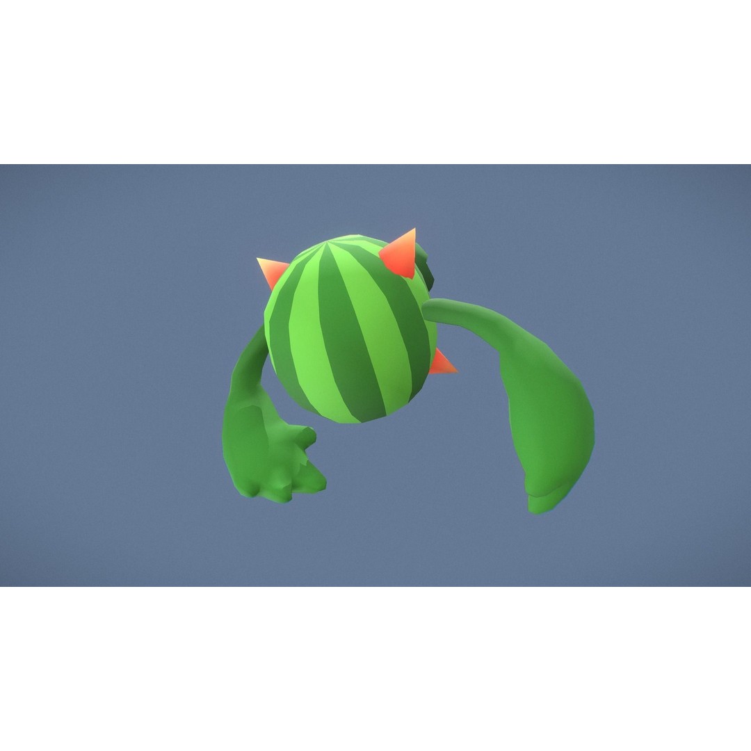 Cartoon Characters 3D Model – Low Poly Game Asset, Rigged & Animated - View 58