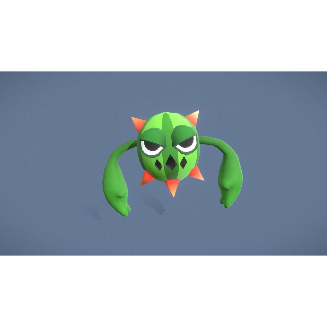 Cartoon Characters 3D Model – Low Poly Game Asset, Rigged & Animated - View 59
