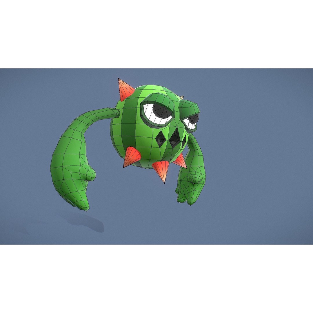 Cartoon Characters 3D Model – Low Poly Game Asset, Rigged & Animated - View 61
