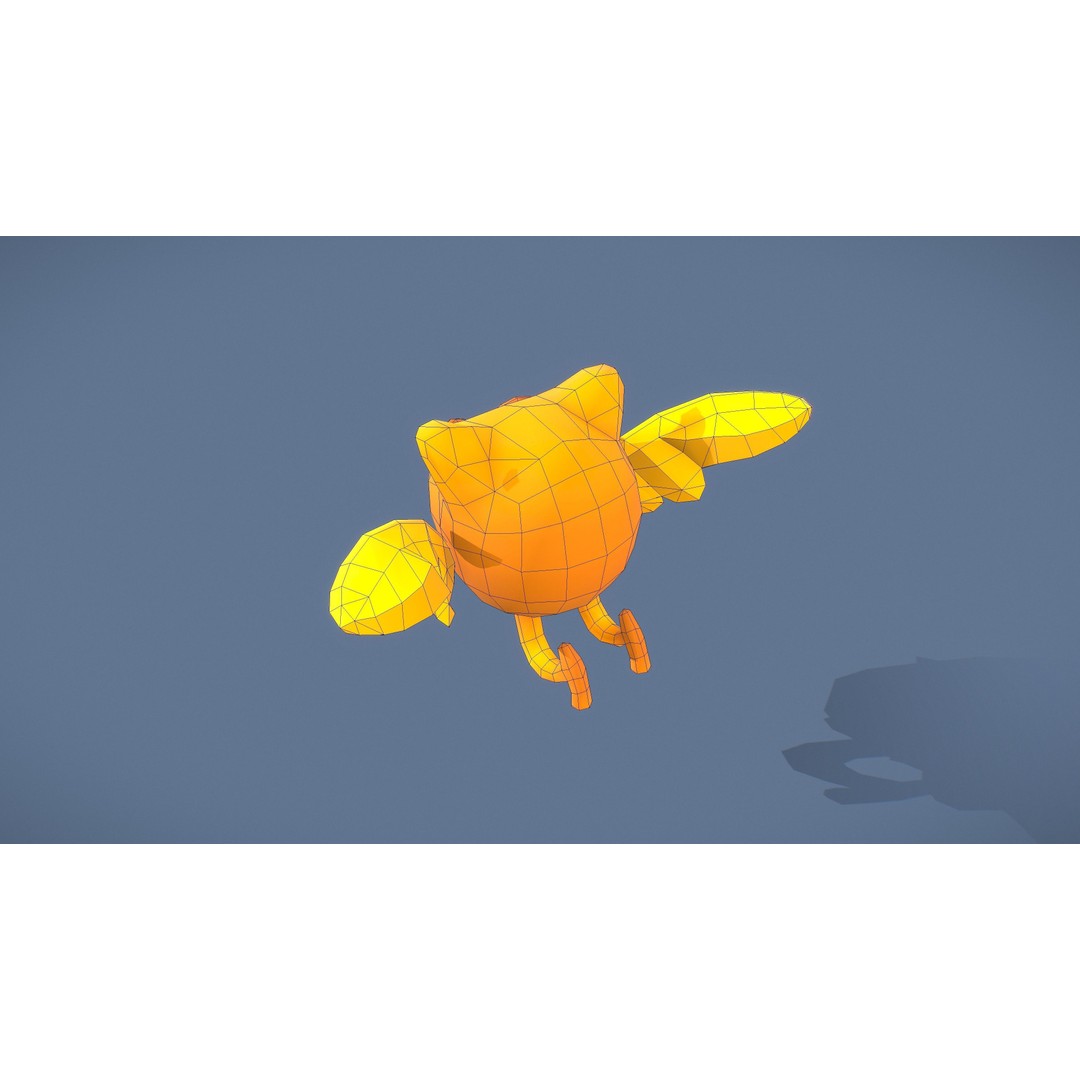 Cartoon Characters 3D Model – Low Poly Game Asset, Rigged & Animated - View 65