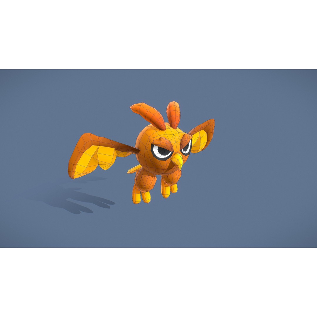 Cartoon Characters 3D Model – Low Poly Game Asset, Rigged & Animated - View 68