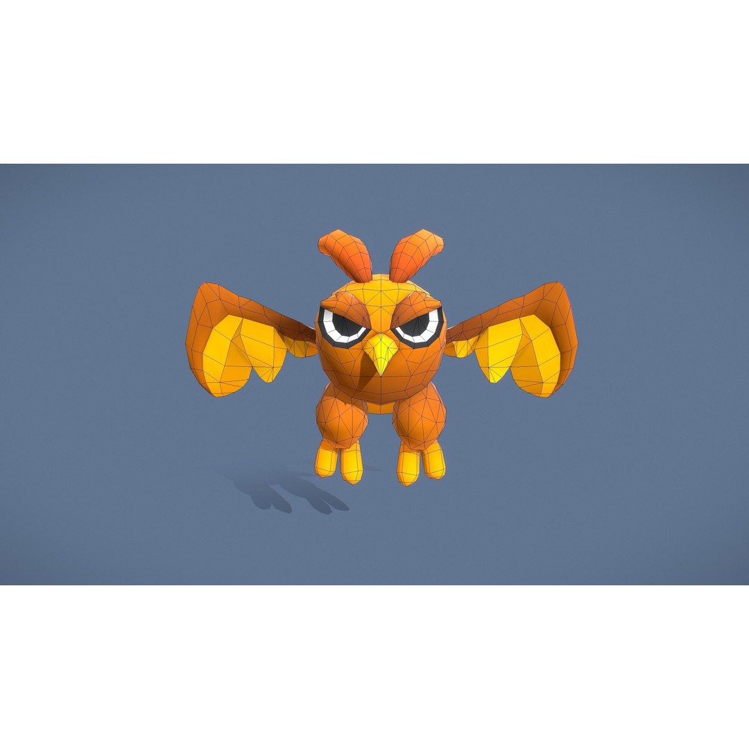 Cartoon Characters 3D Model – Low Poly Game Asset, Rigged & Animated - View 69