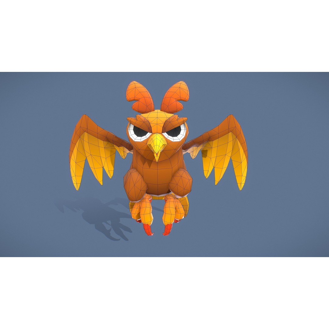 Cartoon Characters 3D Model – Low Poly Game Asset, Rigged & Animated - View 76