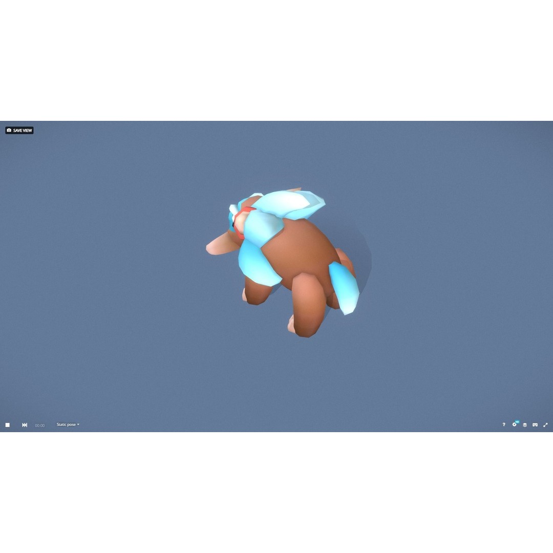 Cartoon Characters 3D Model – Low Poly Game Asset, Rigged & Animated - View 83