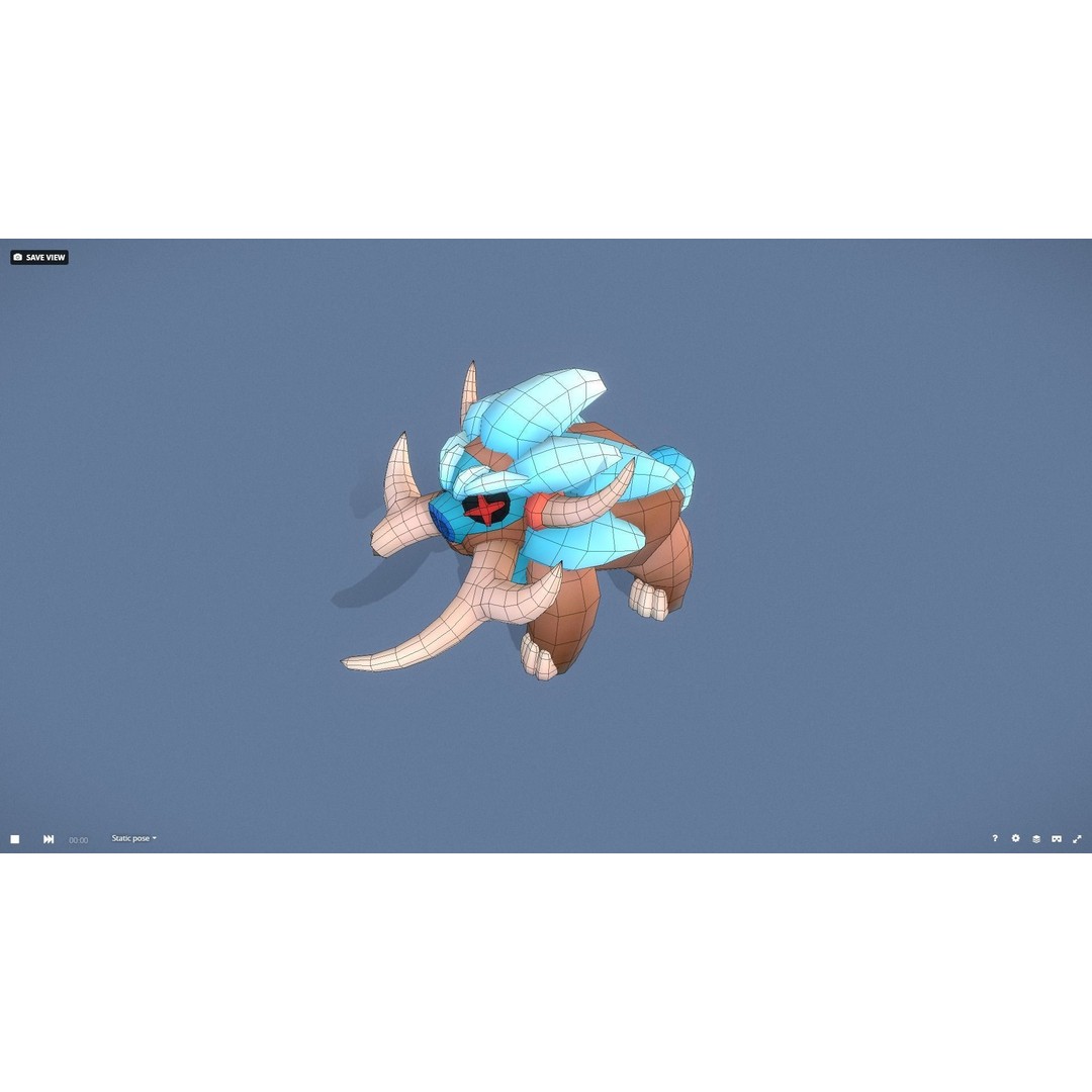 Cartoon Characters 3D Model – Low Poly Game Asset, Rigged & Animated - View 86
