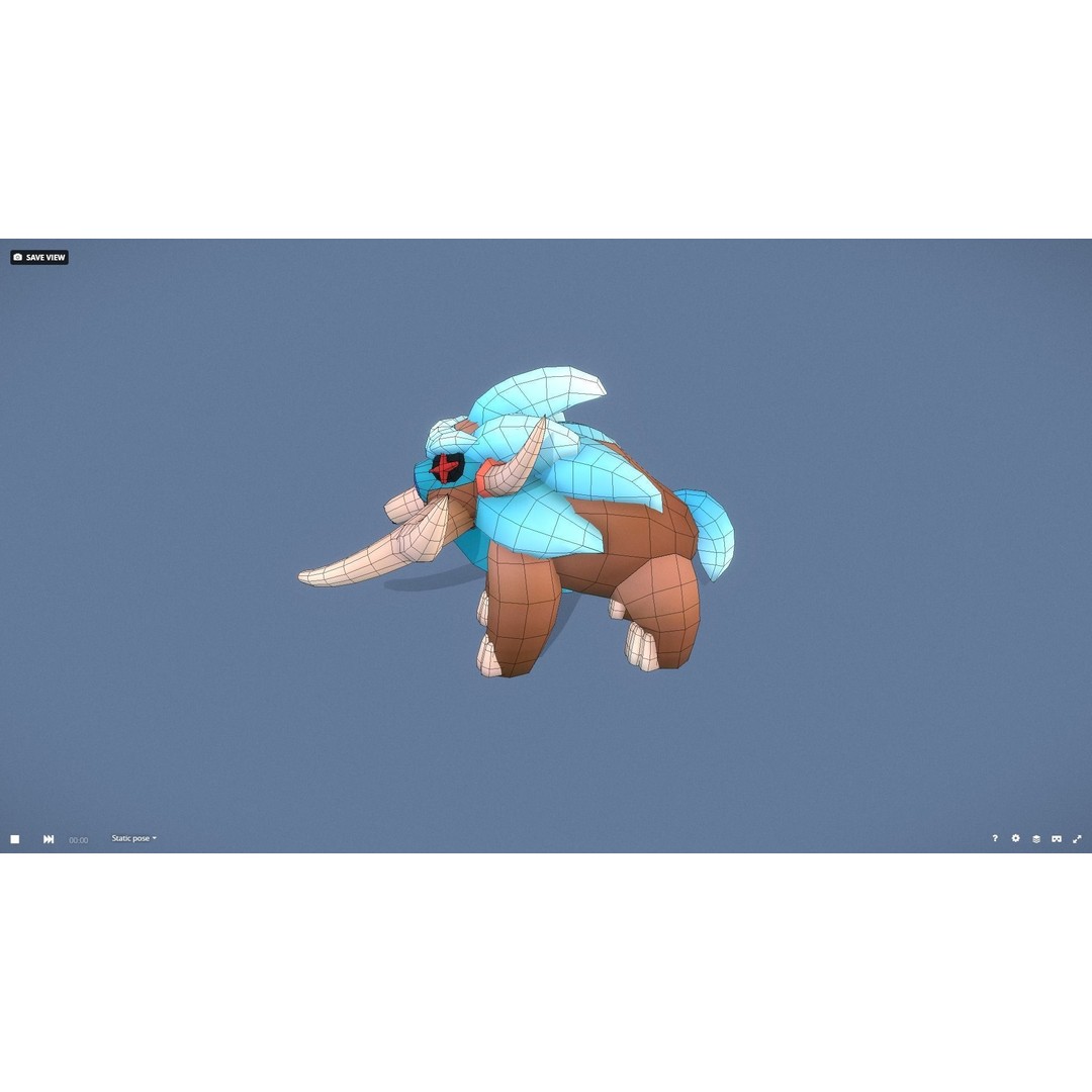 Cartoon Characters 3D Model – Low Poly Game Asset, Rigged & Animated - View 88