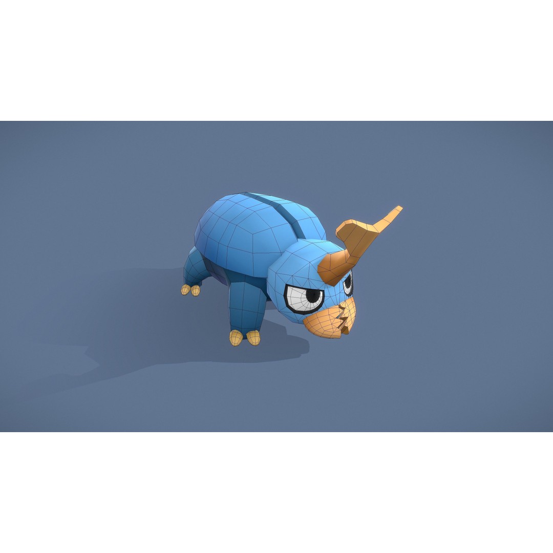 Cartoon Characters 3D Model – Low Poly Game Asset, Rigged & Animated - View 91
