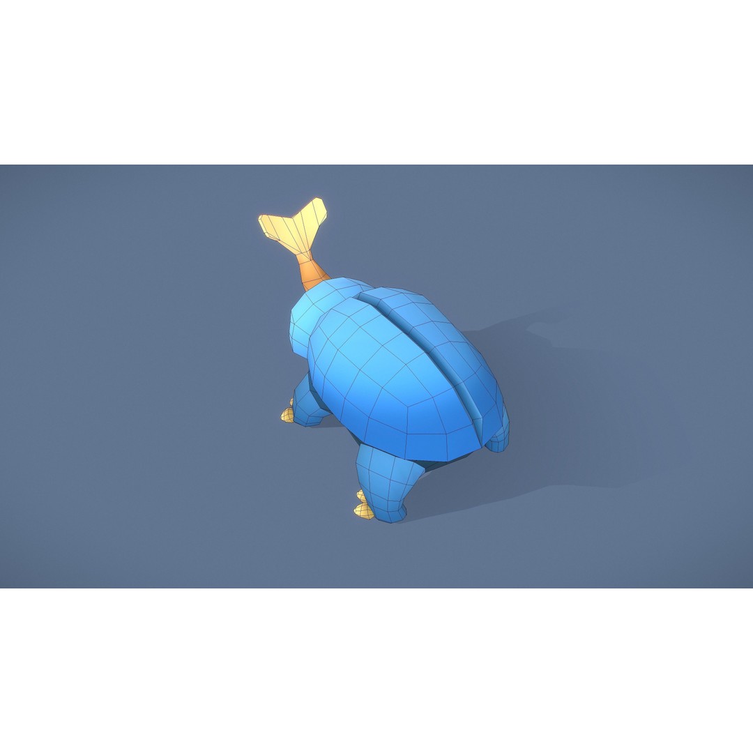 Cartoon Characters 3D Model – Low Poly Game Asset, Rigged & Animated - View 93