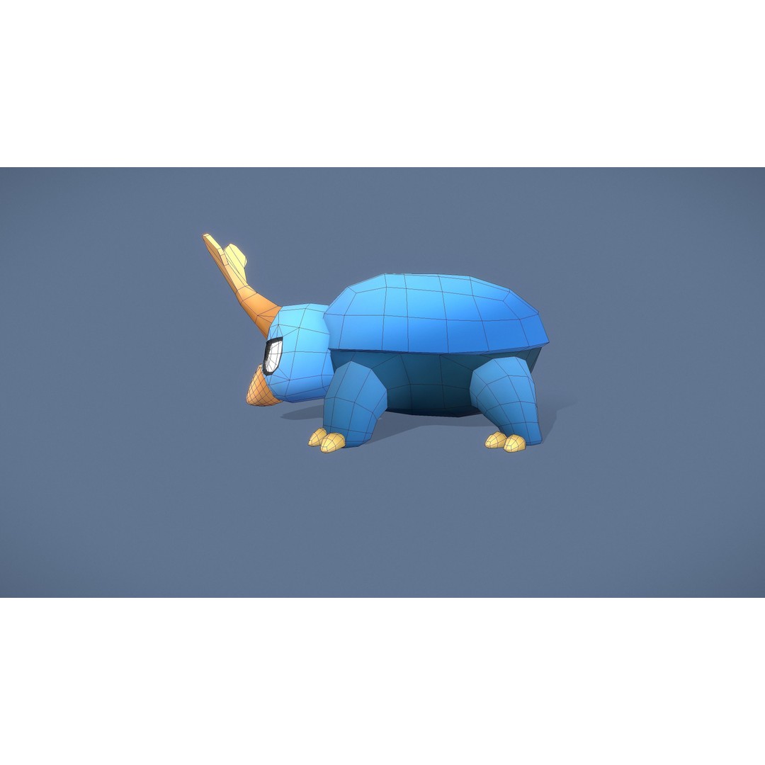 Cartoon Characters 3D Model – Low Poly Game Asset, Rigged & Animated - View 94