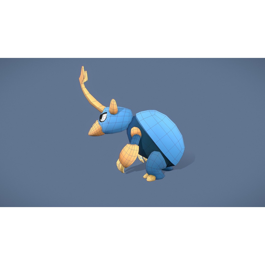 Cartoon Characters 3D Model – Low Poly Game Asset, Rigged & Animated - View 97