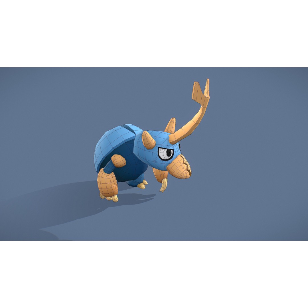 Cartoon Characters 3D Model – Low Poly Game Asset, Rigged & Animated - View 99