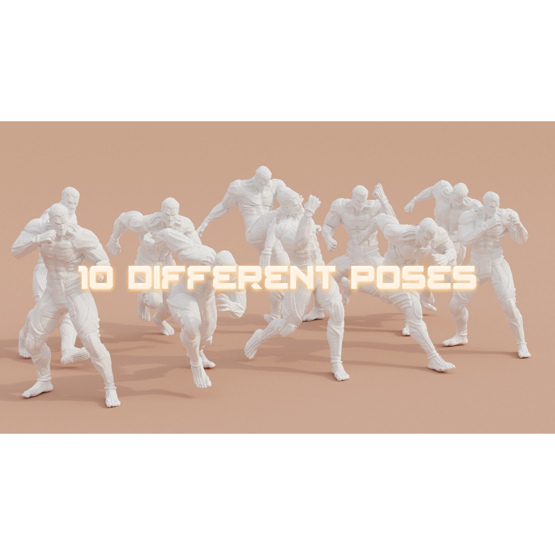 Armored Titan Reiner Braun 3D Model – High Poly Rigged Character, FBX - View 16