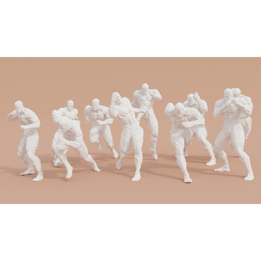 Armored Titan Reiner Braun 3D Model – High Poly Rigged Character, FBX - View 17