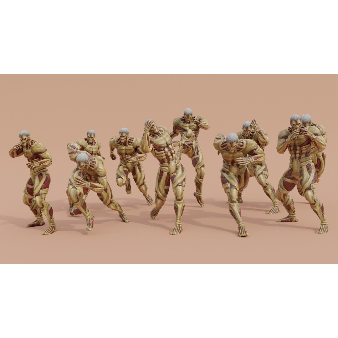 Armored Titan Reiner Braun 3D Model – High Poly Rigged Character, FBX - View 18