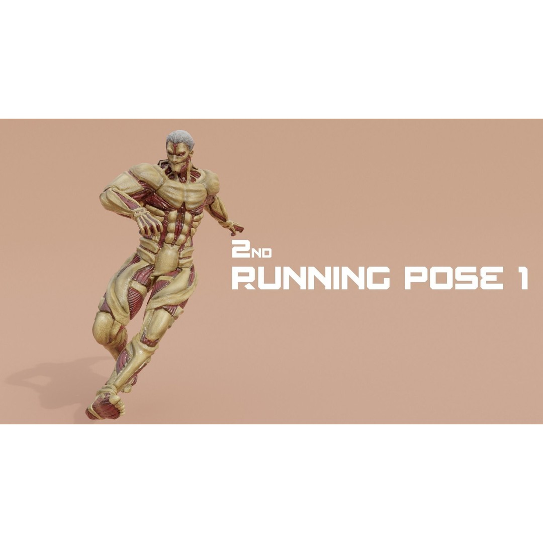 Armored Titan Reiner Braun 3D Model – High Poly Rigged Character, FBX - View 20