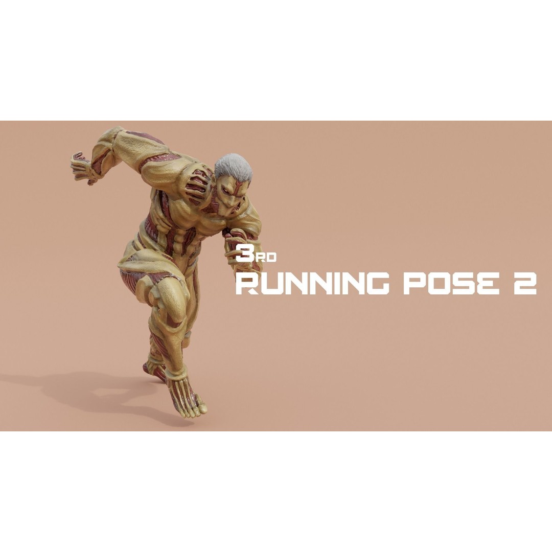 Armored Titan Reiner Braun 3D Model – High Poly Rigged Character, FBX - View 21